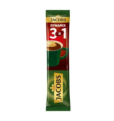 Jacobs 3In1 Dynamix Coffee Drink In Sticks 12.5G